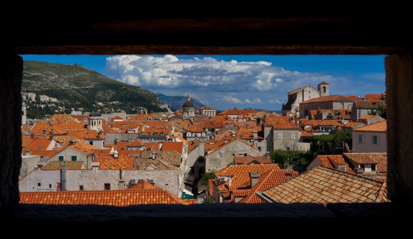 dubrovnik city gun turret