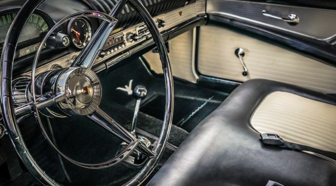 Classic Ford Thunderbird circa 1957… up-close and personal with this gem’s interior