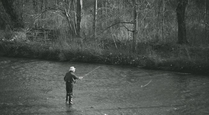 Retired Gentleman Fly Fishing Oakville’s 16 Mile Creek