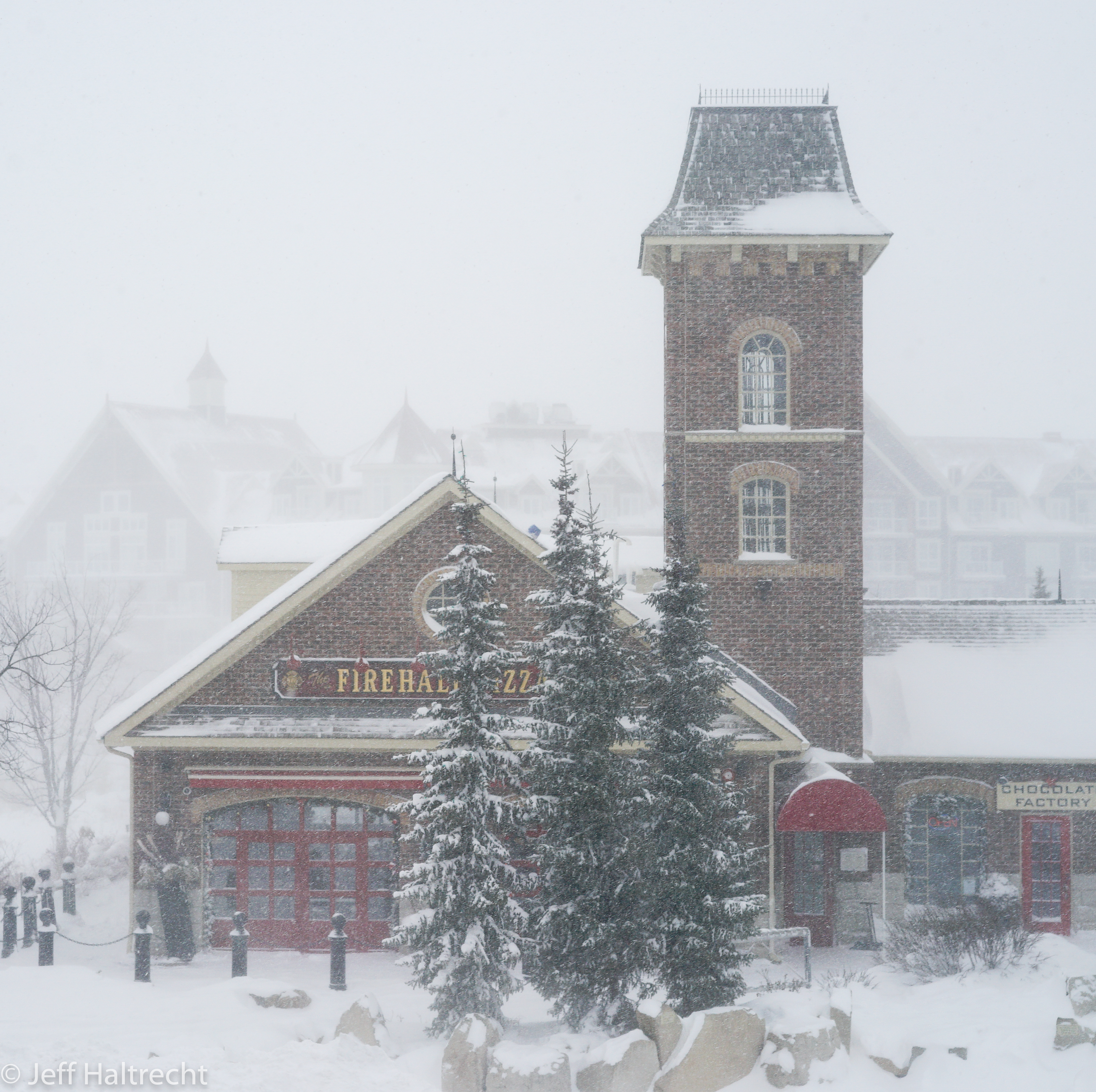 -32 C winter blizzard at blue mountain firehall