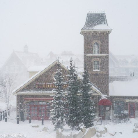 -32 C winter blizzard at blue mountain firehall