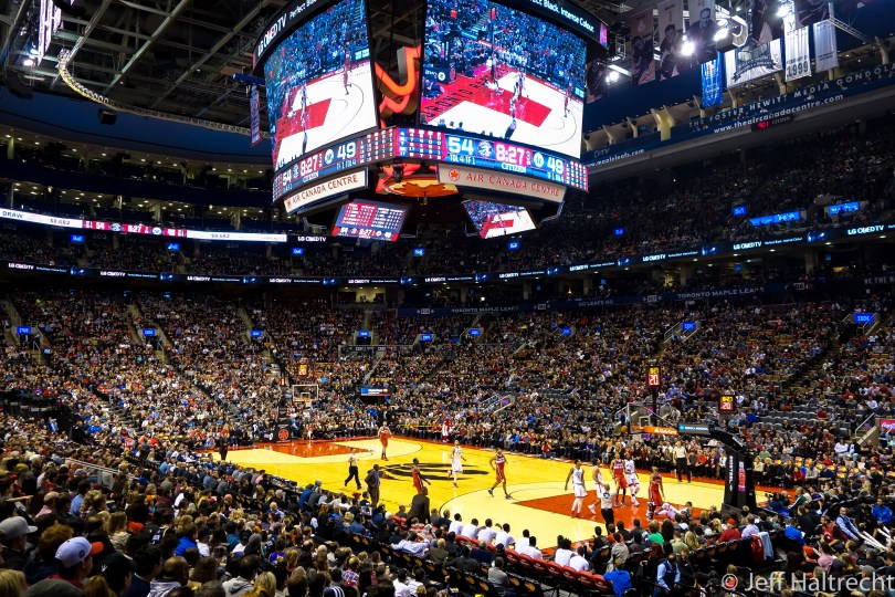 toronto raptors at the air canada centre