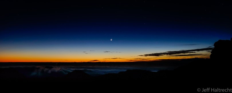 haleakala crater maui hawaii sunrise
