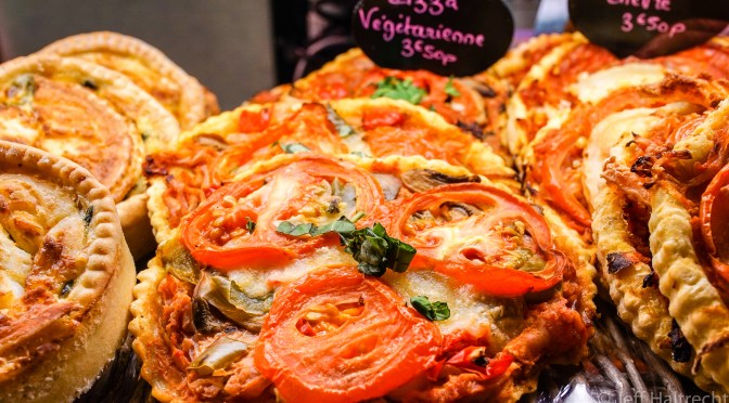 Artisan Hand Made Vegetarian Pizza In the Marais, Paris