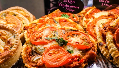 artisan hand made vegetarian pizza, marais, paris