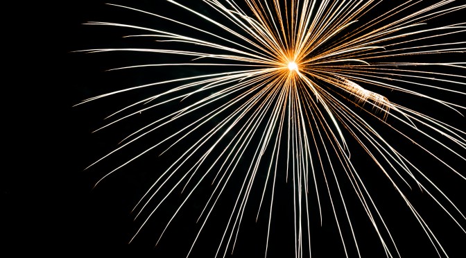 Canada Day fireworks from Baysville, Ontario