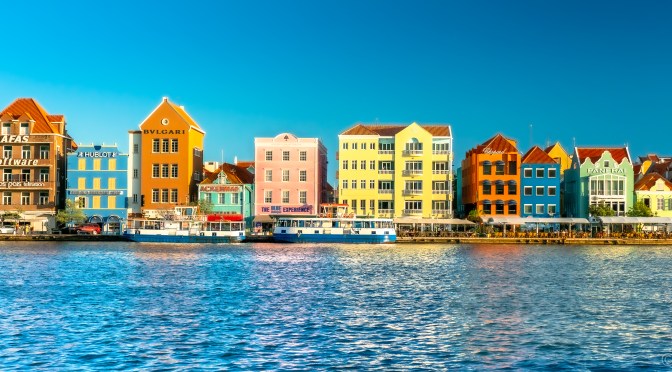 Willemstad, Capital Of Curacao, a Dutch Caribbean Island