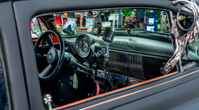 1949 Chevrolet deluxe club coupe with psychedelic interior