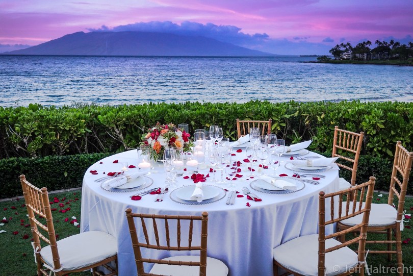 pu'u kukui volcanic mountain maui ocean dinner sunset